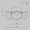 фото Встраиваемый светильник Maytoni Technical Share DL051-01-GU10-RD-WB, белый