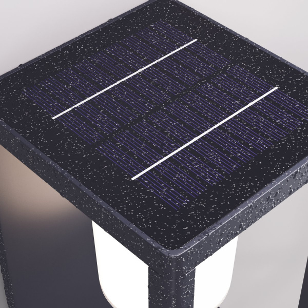 фото Светильник на солнечной батарее Maytoni Outdoor Shatter OSL457WL-L2GF3K, графит