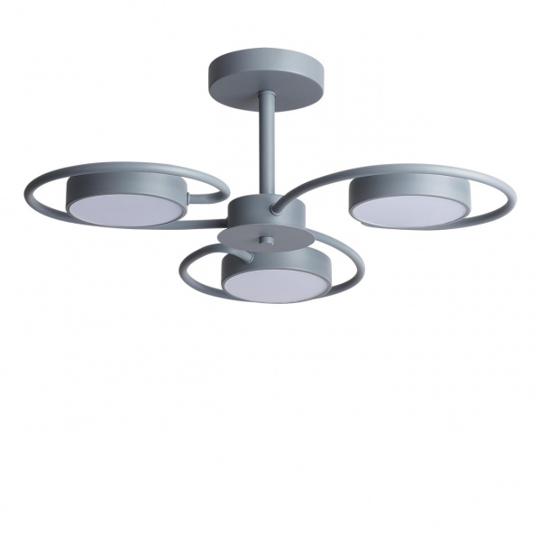 Серый Люстра потолочная LED 36W 3000-6000K 1840Лм 220V EVIN LEDIO, арт. 5658/36CL