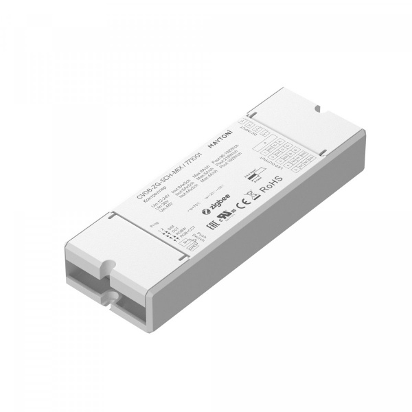 Контроллер ZIGBEE 12-48В Цветной (RGB) - Комбинированный (MIX) 216Вт Maytoni 771001, белый