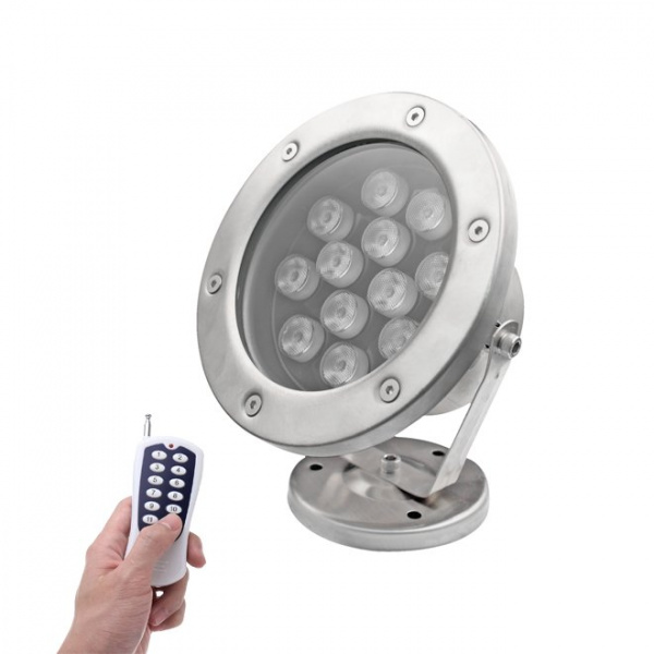 Светильник для водоемов UG1460 LED 12W RGB+RF цвет мультиколор  IP68