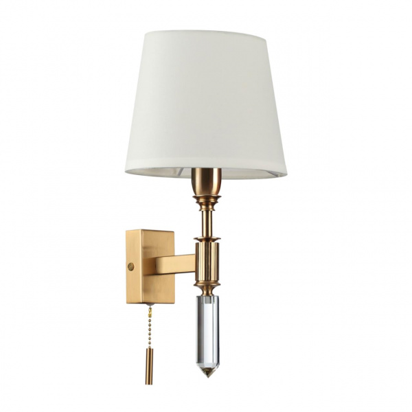 Бронзовый/белый/ткань Бра с выкл. E14 1*40W LONDON MODERN, арт. 4894/1W