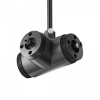 T-образный плоский коннектор для системы Shelf с вводом питания Maytoni Technical CA015TC-P-B, черный