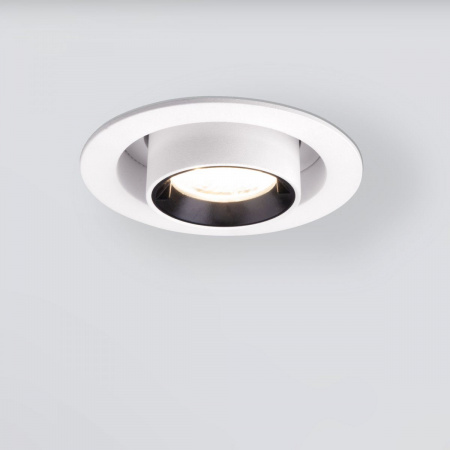 фото Встраиваемый точечный светодиодный светильник 9917 LED 10W 4200K белый матовый