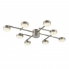 фото Никель, металл Люстра потолочная LED GX53 8*7W 220V DABRA COMFI, арт. 8115/8C