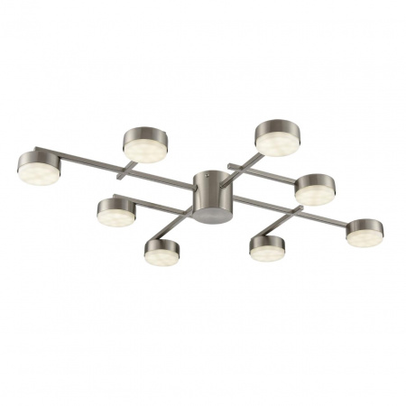 фото Никель, металл Люстра потолочная LED GX53 8*7W 220V DABRA COMFI, арт. 8115/8C