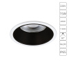 Точечный встраиваемый светильник Arte Lamp CHESS A3314PL-1WH