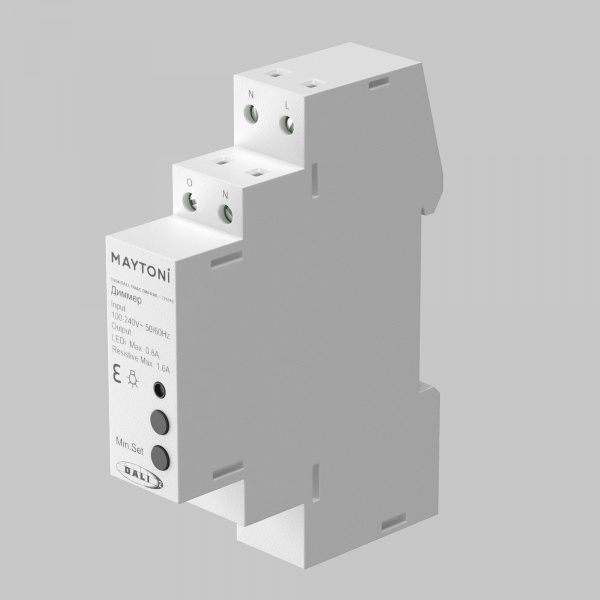 фото Диммер DALI DT6 TRIAC 230В DIN 400Вт Maytoni 721018, белый
