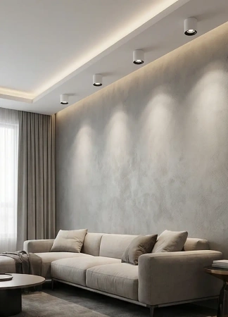 фото Свет-к LED COB повор.(WC1415)15W 4000К IP20 36° d90*90mm, бело-че WO