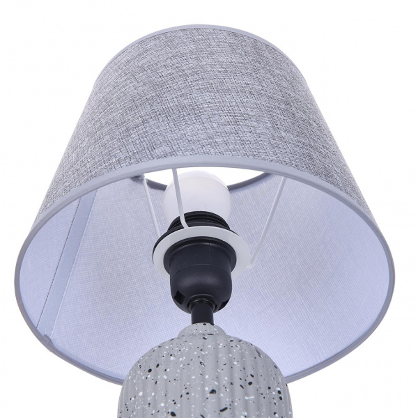 фото Серый, керамика/текстиль Настольная лампа Е27 1*60W 220V FANNA CLASSI, арт. 8216/1T