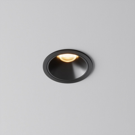 фото Встраиваемый светильник Maytoni Technical Alfa LED DL043-01-10W2.7K-RD-B, черный