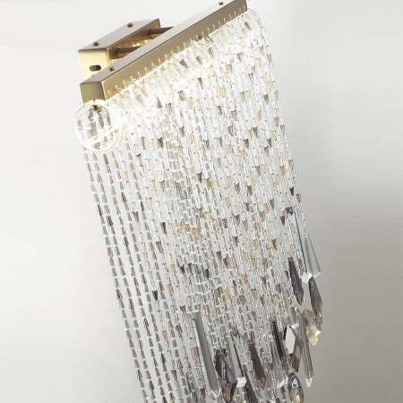 фото Античная бронза/металл/стекло/хрусталь Настенный светильник LED 24W 4000K 1437Лм AFINA HALL, арт. 5420/24WL