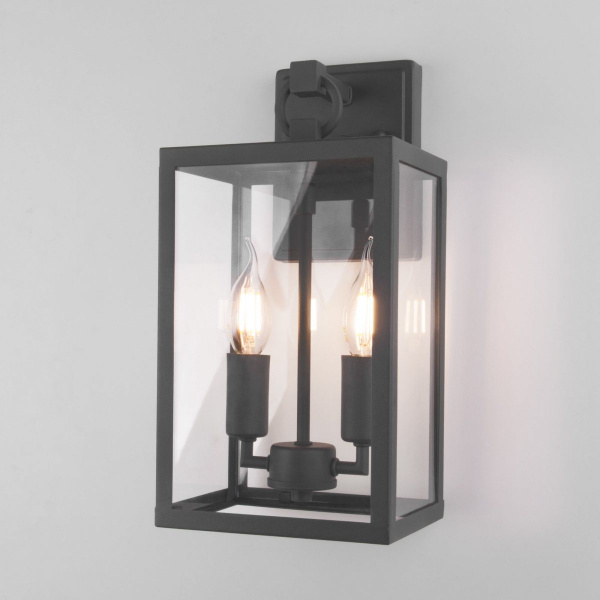 фото Уличный настенный светильник Candle D 35150/D темно-серый