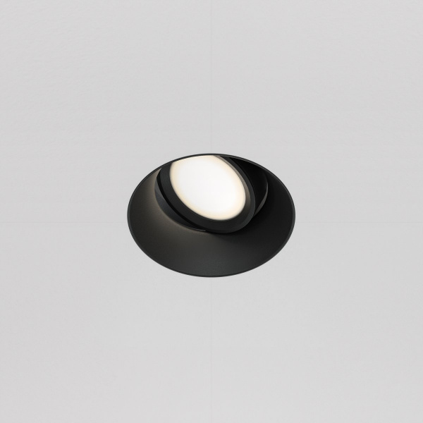 Встраиваемый светильник Maytoni Technical Dot DL042-01-RD-B, черный