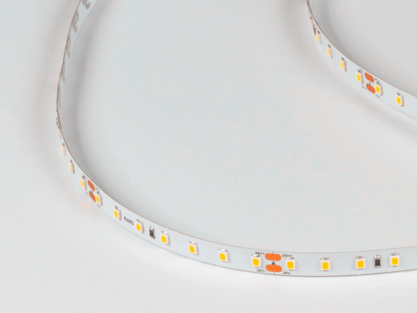 фото Лента светодиодная SWG DSG 2835 WW 98L-V24-IP33, 2700 K, 490 LED, 10W/m, LUX, катушка 5 м