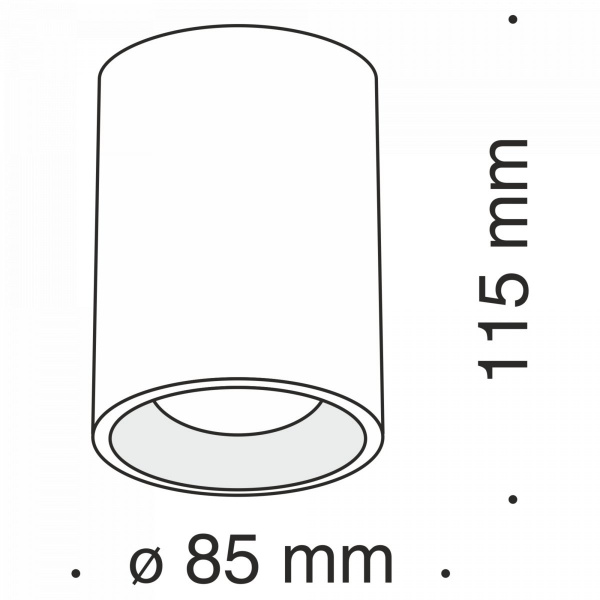 фото Потолочный светильник Maytoni Technical Slim C012CL-01B, черный