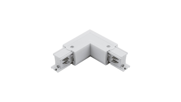 Коннектор SWG для трековых систем, правый, белый, CN-3F-L-R-WH