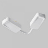 Коннектор питания угловой встраиваемый 6см Radity белый Maytoni Technical TRA084CPC-W-12