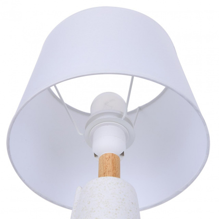 фото Белый, керамика/текстиль Настольная лампа Е27 1*60W 220V VISIONA MODERNI, арт. 8210/1T
