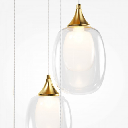 фото Подвесной светильник Maytoni Aura MOD016PL-08BS1, латунь