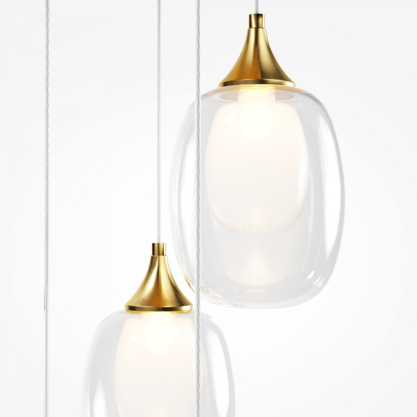 фото Подвесной светильник Maytoni Aura MOD016PL-08BS1, латунь