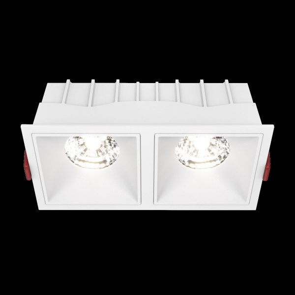 фото Встраиваемый светильник Maytoni Technical Alfa LED DL043-02-15W4K-SQ-W, белый