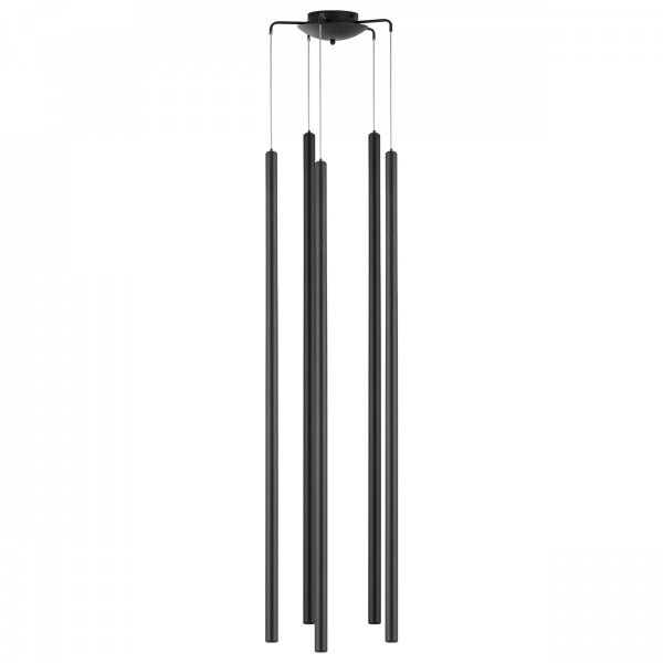 Люстра подвесная Tubo, черный Lightstar L5T747437