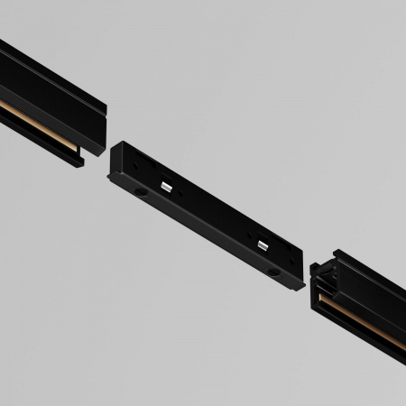фото Коннектор питания прямой Levity Maytoni Technical TRA184IPC-1B, черный