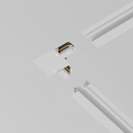 фото Коннектор L-образный Unity встраиваемый белый Maytoni Technical TRA002CL-11W