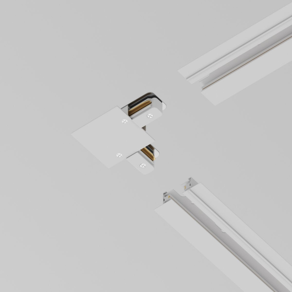фото Коннектор L-образный Unity встраиваемый белый Maytoni Technical TRA002CL-11W