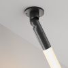 фото Шарнирное основание для накладного монтажа системы Shelf с вводом питания Maytoni Technical C027CS-P-B, черный