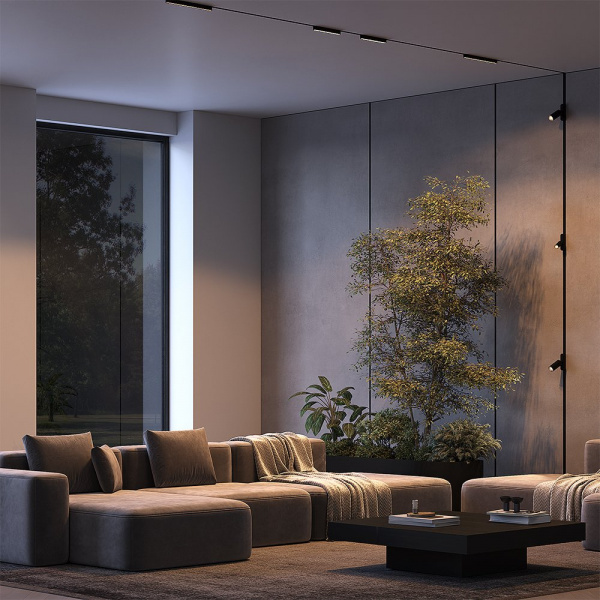 фото Трековый светильник Maytoni Technical Points TR082-1-6W3K-M-B, черный