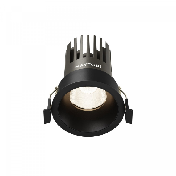 Встраиваемый светильник Maytoni Technical Dip DL117-15W-4K-B, черный