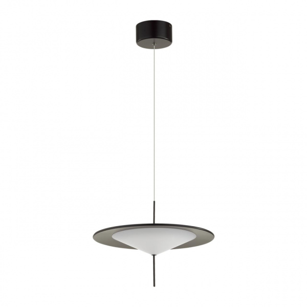 Черный/белый матовый металл/акрил Подвес LED 16W 3000K STEKA L-VISION, арт. 5012/16L
