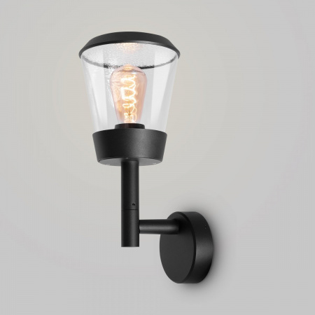 фото Уличный настенный светильник Maytoni Outdoor Faro O039WL-01B, черный