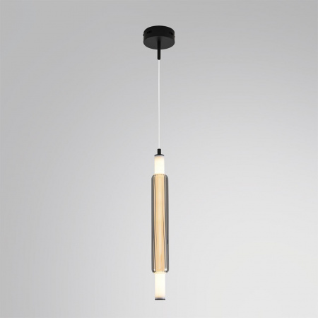 фото Черный/дымчатый, металл/акрил/стекло Бра/подвес LED 15W 4000К 220V TRENDY LEDIO, арт. 6556/15WCL