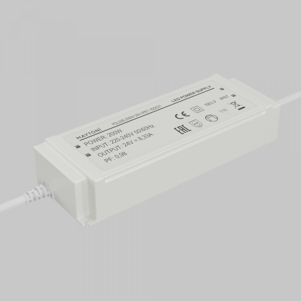 фото Источник напряжения PSL026 24В 200Вт IP67 Maytoni 822021, белый