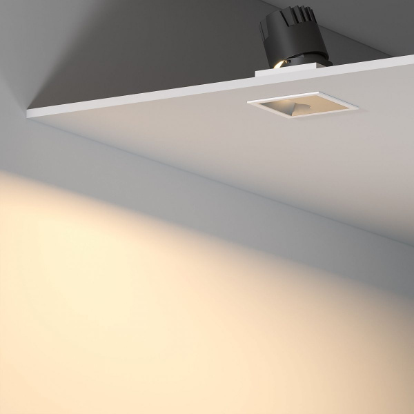 Точечный светодиодный светильник 10W 3000K белый/хром 25091/LED