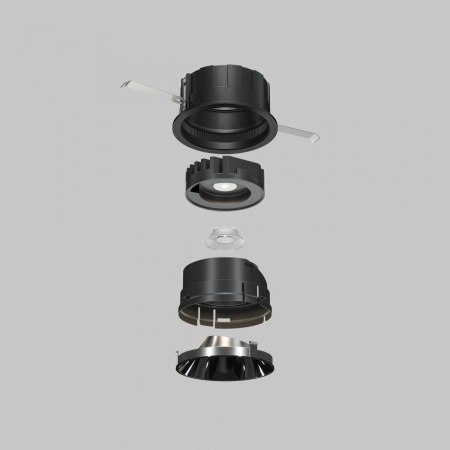 фото Декоративная рамка-отражатель для светильников серии Образ / Wise Maytoni Technical Ring057-10-GF, графит