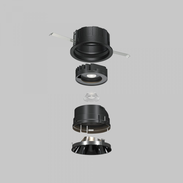 фото Декоративная рамка-отражатель для светильников серии Образ / Wise Maytoni Technical Ring057-10-GF, графит