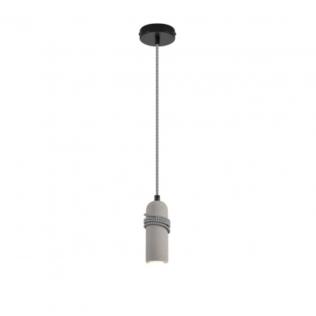 фото Черный/серый, металл/бетон Подвес E27 LED 10W 220V TESLA ECO, арт. 8365/1A
