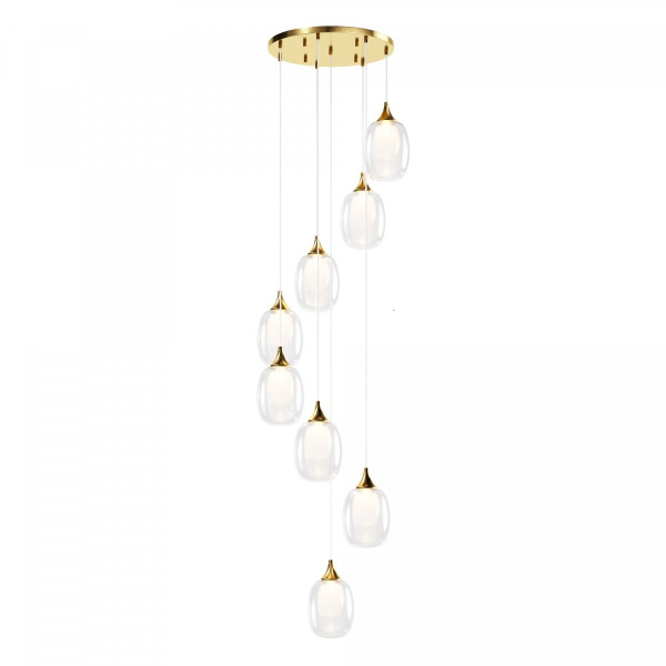 Подвесной светильник Maytoni Aura MOD016PL-08BS1, латунь
