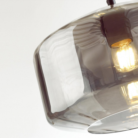 фото Дымчатый/черный Подвес E27 60W BINGA PENDANT, арт. 4746/1