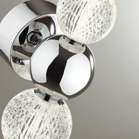 фото Хром/прозрачный/металл/акрил Бра LED 7W 4000K 380Лм CRYSTAL L-VISION, арт. 5007/7WL