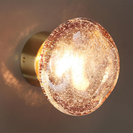 фото Настенный светильник бордовый/бронз/ металл/стекло IP20 LED 4W 3000K 220V MELA L-VISION, арт. 7043/4WL