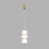 фото Бронза/белый, металл/стекло Подвес LED 10W 4000K 220V TAISHA LEDIO, арт. 8324/25L