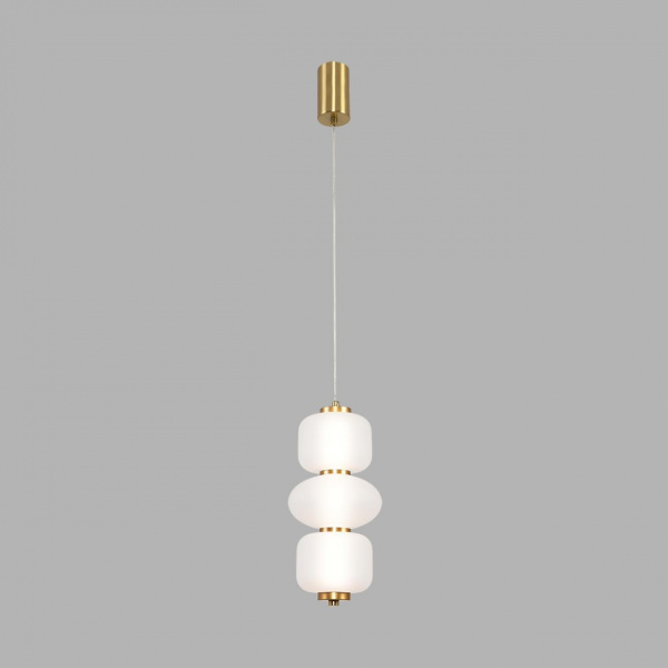 фото Бронза/белый, металл/стекло Подвес LED 10W 4000K 220V TAISHA LEDIO, арт. 8324/25L