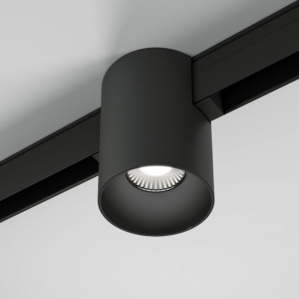 Slim Magnetic Трековый светильник 12W 4200K Solo чёрный 85054/01