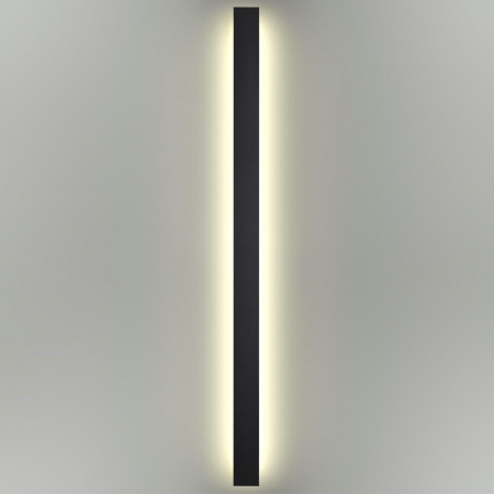 фото Черный/металл Настенный светильник IP54 LED 36W 1300Лм 3000K 120° FIBI HIGHTECH, арт. 4379/36WL