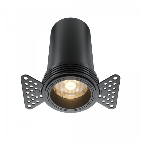 Встраиваемый светильник Maytoni Technical FOCUS LED DL125-L12-3K-TRS-B, черный